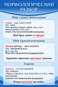 Стенд "Морфологический разбор" - fgospostavki.ru - Челябинск