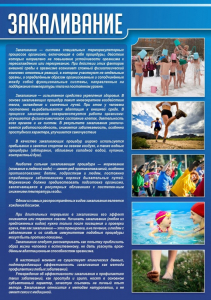 Стенд "Закаливание" - fgospostavki.ru - Челябинск