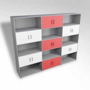 Шкаф встраиваемый закрытый с открытой полкой многосекционный ТР9 ЛДСП  - fgospostavki.ru - Челябинск