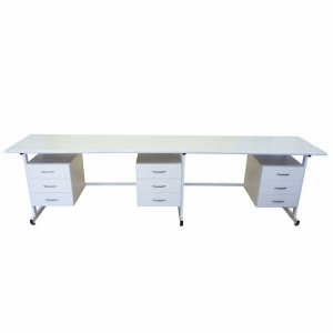 Стол 3-х тумбовый для лабораторных работ 2500*900*850 ЛДСП - fgospostavki.ru - Челябинск