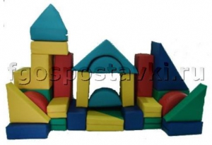 Мягкий модуль-конструктор "Стройка" (26 элементов) - fgospostavki.ru - Челябинск