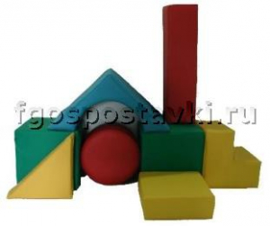 Мягкий модуль-конструктор "Стройка" (8 элементов) - fgospostavki.ru - Челябинск