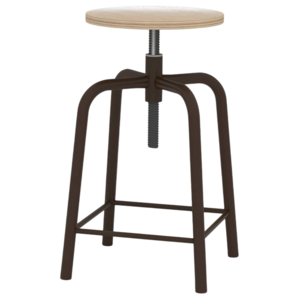 Табурет рабочий (винтовой механизм регулировки высоты сиденья) - fgospostavki.ru - Челябинск