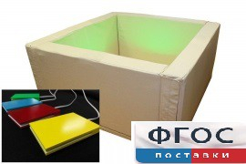 Сухой бассейн вибромузыкальный с клавишами управления (217х217х66 сантиметров) - fgospostavki.ru - Челябинск