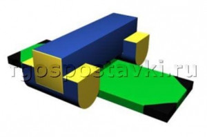 Модуль-трансформер № 6 (с брусом и туннель - опорами) - fgospostavki.ru - Челябинск