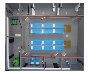 Макет "Убежище в разрезе" (встроенное убежище) - fgospostavki.ru - Челябинск