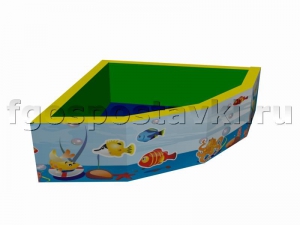 Сухой бассейн угловой с шелкографией - fgospostavki.ru - Челябинск