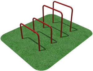 Упоры для отжимания цельносварные, разноуровневые  - fgospostavki.ru - Челябинск