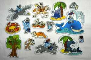 Дидактический набор навесных элементов «Сказка «Доктор Айболит» - fgospostavki.ru - Челябинск