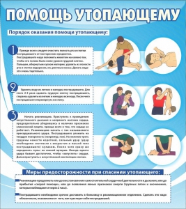 Стенд "Помощь утопающему" - fgospostavki.ru - Челябинск