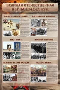 Стенд "Великая Отечественная война" (события) - fgospostavki.ru - Челябинск