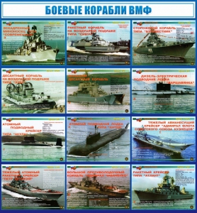 Стенд "Боевые корабли ВМФ" - fgospostavki.ru - Челябинск