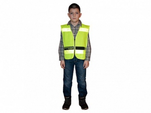 Световозвращающий жилет на молнии для пешеходов - fgospostavki.ru - Челябинск