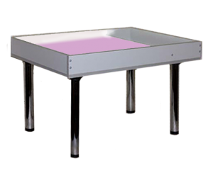 Световой столик для рисования песком напольный 80х60 сантиметров мультиколор с кармашком для песка - fgospostavki.ru - Челябинск