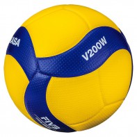 Мяч волейбольный Mikasa V200W (размер 5, синтетическая кожа, профессиональный) - fgospostavki.ru - Челябинск