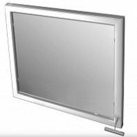 Травмобезопасное поворотное зеркало для инвалидов (квадрат) 680 x 680 миллиметров - fgospostavki.ru - Челябинск