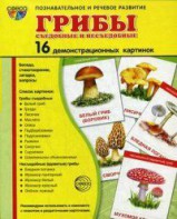 Демонстрационные карточки "Грибы съедобные и не съедобные" - fgospostavki.ru - Челябинск