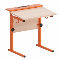 Стол ученический с наклоном столешницы (0-15°) на прямоугольной трубе - fgospostavki.ru - Челябинск