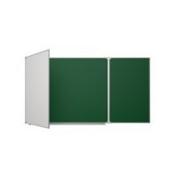 Доска аудиторная трехэлементная магнитная комбинированная полимерная (3400*1000) - fgospostavki.ru - Челябинск