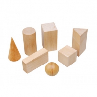 Набор "Тела геометрические" (деревянные) 14штук - fgospostavki.ru - Челябинск