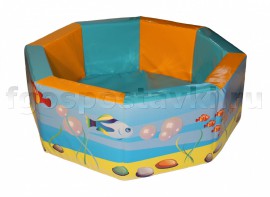 Сухой бассейн восьмигранный с шелкографией - fgospostavki.ru - Челябинск
