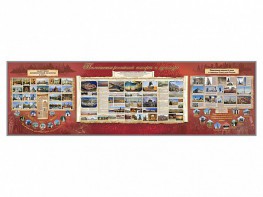 Настенное полотно "Памятники Российской культуры" (10000 х 3000 мм) - fgospostavki.ru - Челябинск