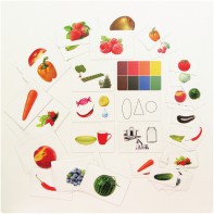 Набор магнитных карточек "Загадки-отрицания". Плоды - fgospostavki.ru - Челябинск