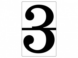 Набор магнитных карточек "Произвольный размер "3" (3 штуки) - fgospostavki.ru - Челябинск