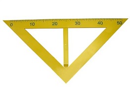 Угольник классный пластмассовый (45 и 45 градусов) - fgospostavki.ru - Челябинск