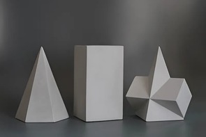 Набор гипсовых геометрических тел (15 штук) - fgospostavki.ru - Челябинск