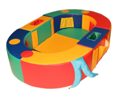 Манеж овальный 150х100х30 сантиметров - fgospostavki.ru - Челябинск