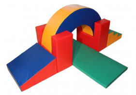 Модуль-трансформер № 3.1 (с полукольцом и ступенькой), 6 элементов - fgospostavki.ru - Челябинск