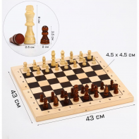 Турнирные шахматы с доской из дерева - fgospostavki.ru - Челябинск