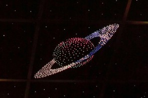 Потолок "Звездное небо с анимационным фибероптическим эффектом сатурн" - fgospostavki.ru - Челябинск