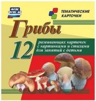Тематические карточки "Грибы" - fgospostavki.ru - Челябинск