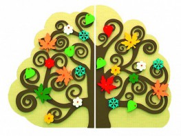 Сенсомоторное декоративно-развивающее панно "Времена года" - fgospostavki.ru - Челябинск