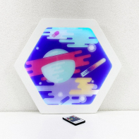 Декоративная тактильная панель с подсветкой - «Сатурн» - fgospostavki.ru - Челябинск