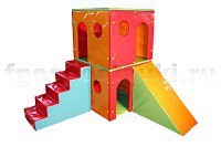 Домик игровой двухэтажный (комплект) - fgospostavki.ru - Челябинск