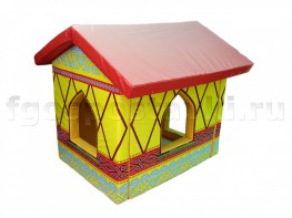 Домик игровой "Узор" с рисунком (трансформируется в маты) - fgospostavki.ru - Челябинск