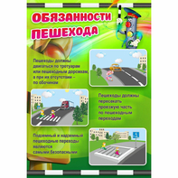 Стенд "Обязанности пешехода" - fgospostavki.ru - Челябинск