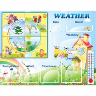 Стенд "Погода со вставками" на английском языке - fgospostavki.ru - Челябинск
