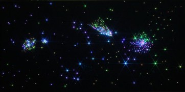 Настенный фиброоптический ковер "Млечный путь" 200х100, 450 точек - fgospostavki.ru - Челябинск