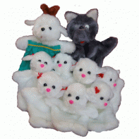 Набор перчаточных кукол "Волк и семеро козлят" - fgospostavki.ru - Челябинск