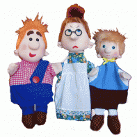 Набор перчаточных кукол "Карлсон, который живет на крыше" - fgospostavki.ru - Челябинск