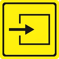 Тактильный знак (вход в помещение) 150х150 - fgospostavki.ru - Челябинск