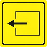 Тактильный знак (выход из помещения) 100х100 - fgospostavki.ru - Челябинск