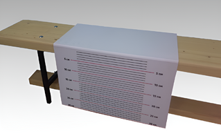 Линейка складная для измерения уровня гибкости на гимнастическую скамейку - fgospostavki.ru - Челябинск