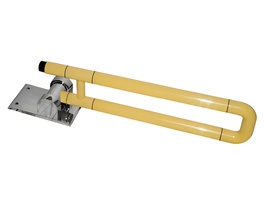 Поручень откидной с антибактериальным покрытием (желтый) - fgospostavki.ru - Челябинск