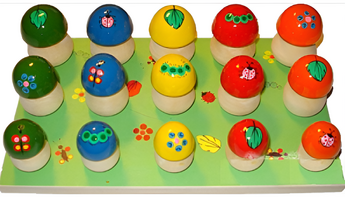 Развивающая игрушка для детей с нарушением слуха "Грибная полянка" - fgospostavki.ru - Челябинск