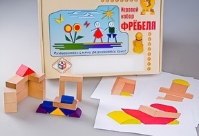 Игровой набор Фребеля "Конструктор деревянный без соединений-2" (Серия "Эксперимент") - fgospostavki.ru - Челябинск